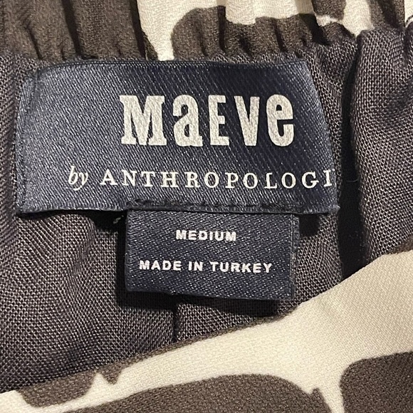 💥SALE💥MAEVE BY ANTHROPOLOGIE HILIDI PLEATED BOHEMIAN MIDI SKIRT SZ M EUC - Picture 4 of 10